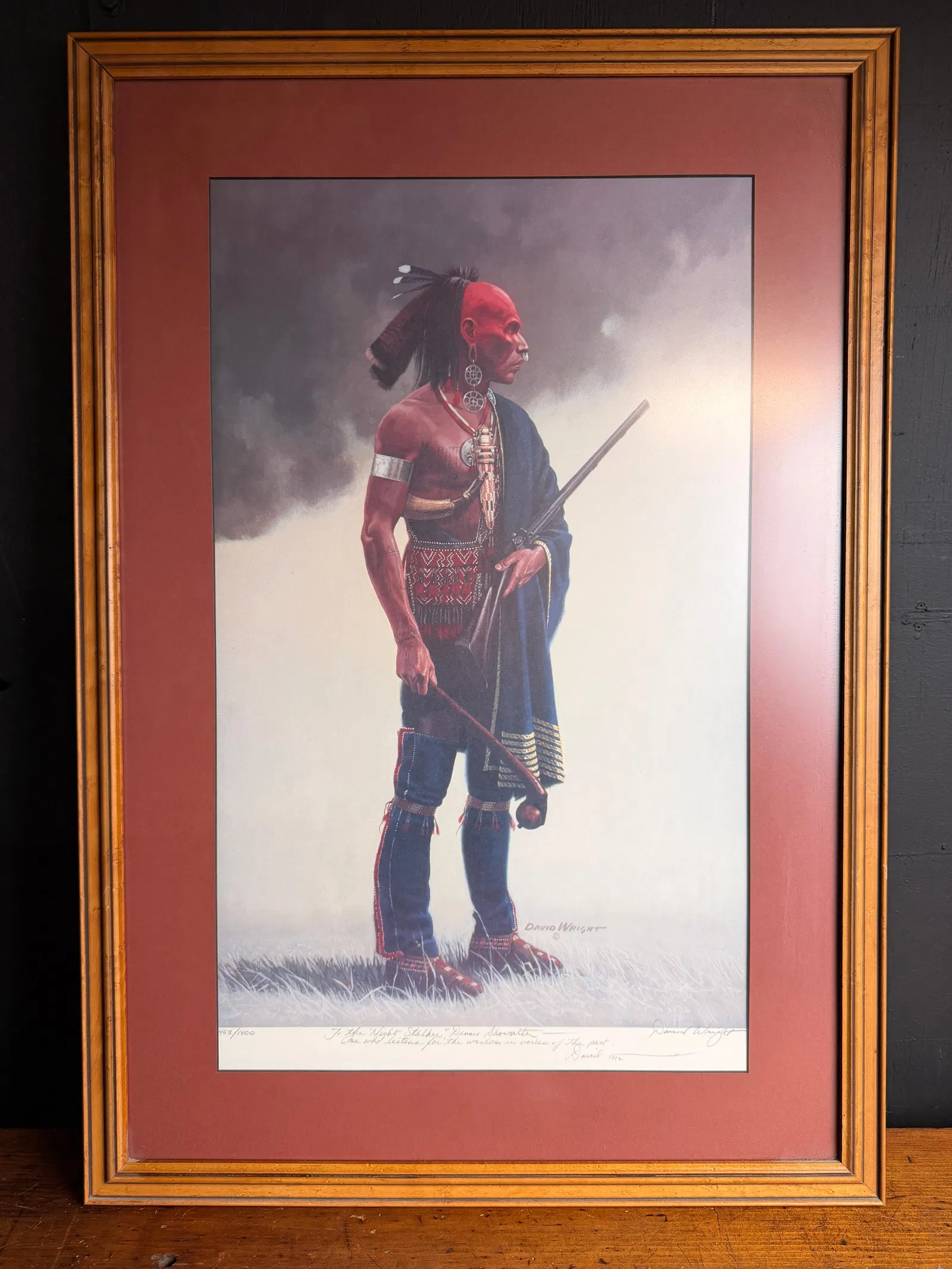 David Wright Limited Edition Print The Warrior