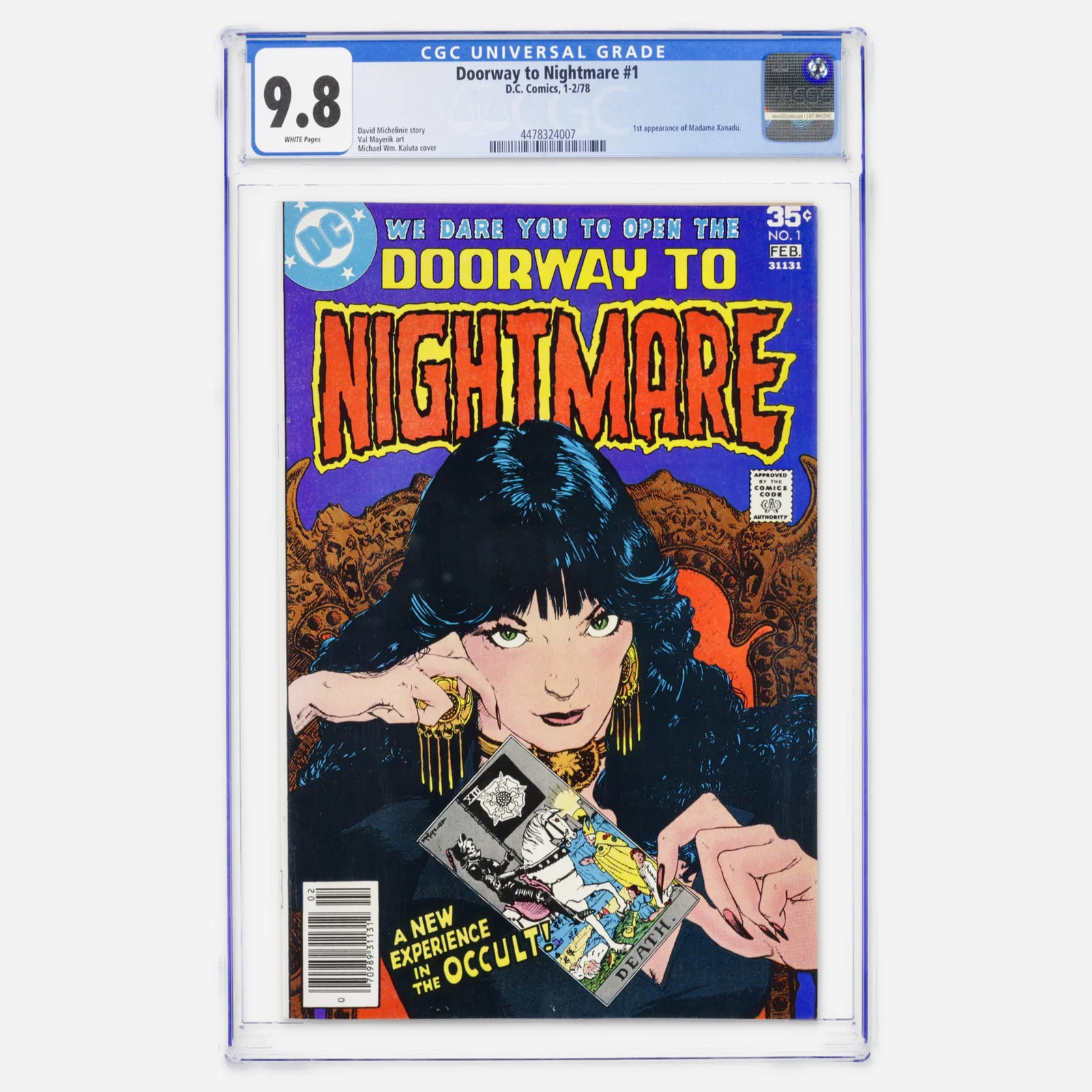 DC Comics Doorway to Nightmare #1 CGC 9.8