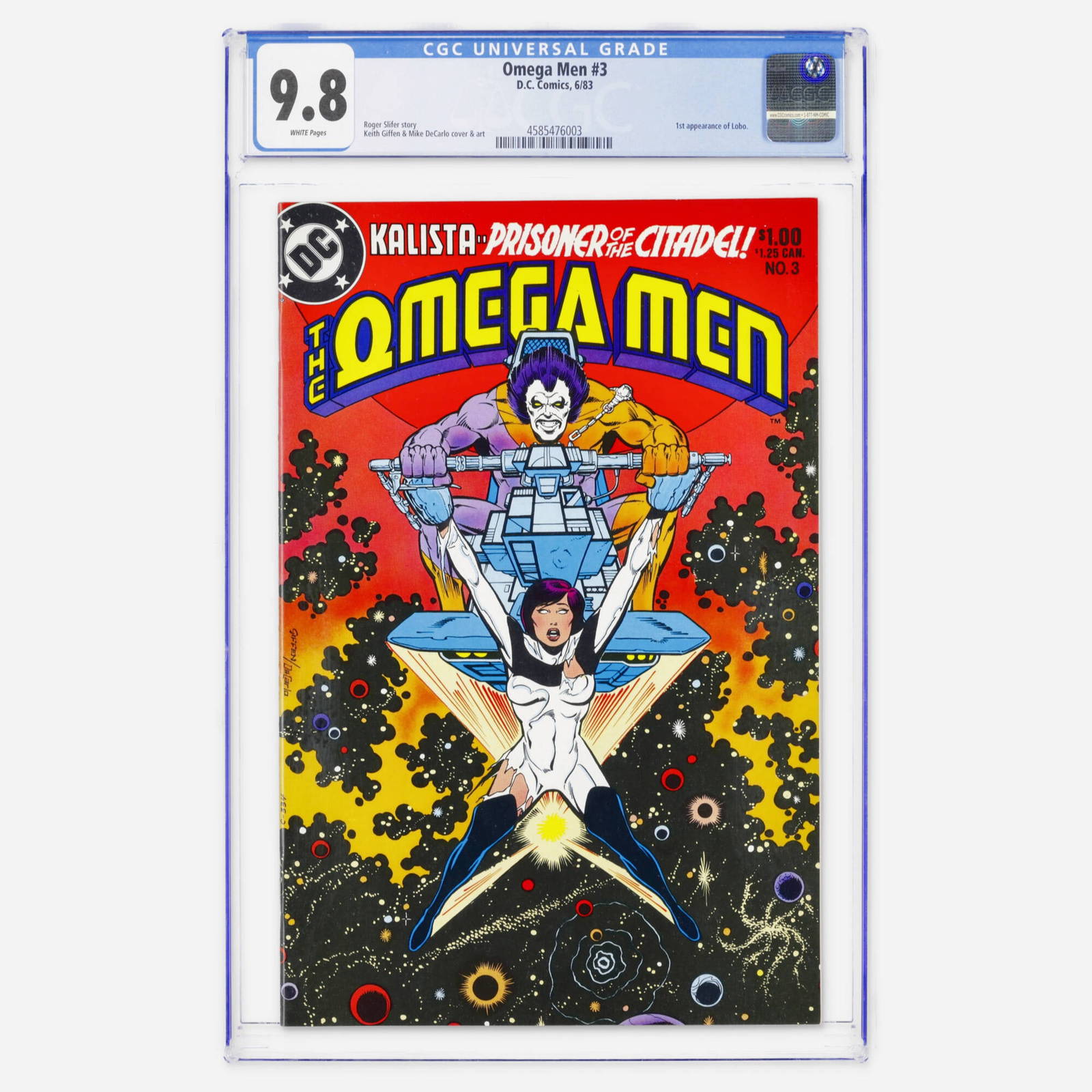DC Comics Omega Men #3 CGC 9.8