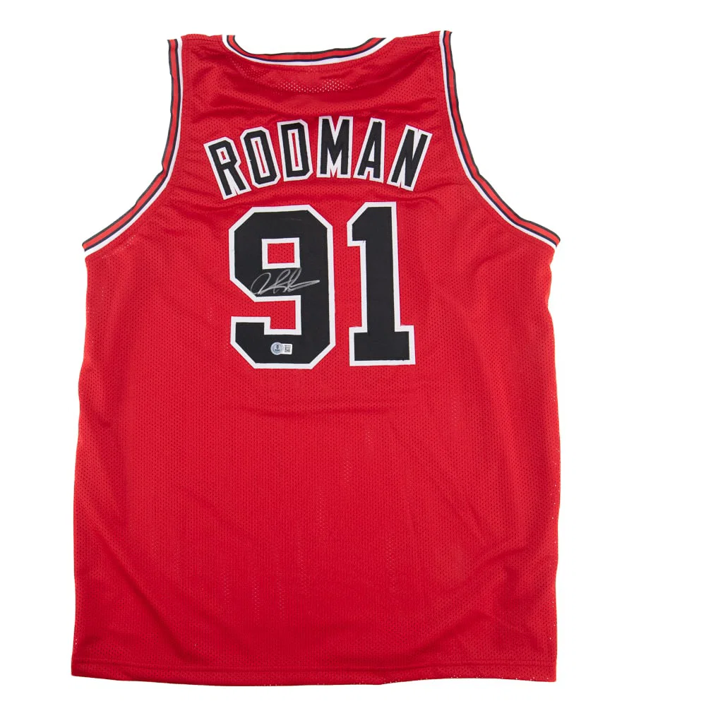 Dennis Rodman AUTORAPHED Chicago Bulls Jersey COA