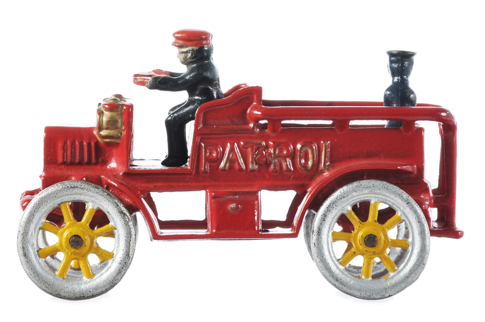 Dent Cast Iron Fire Patrol Truck