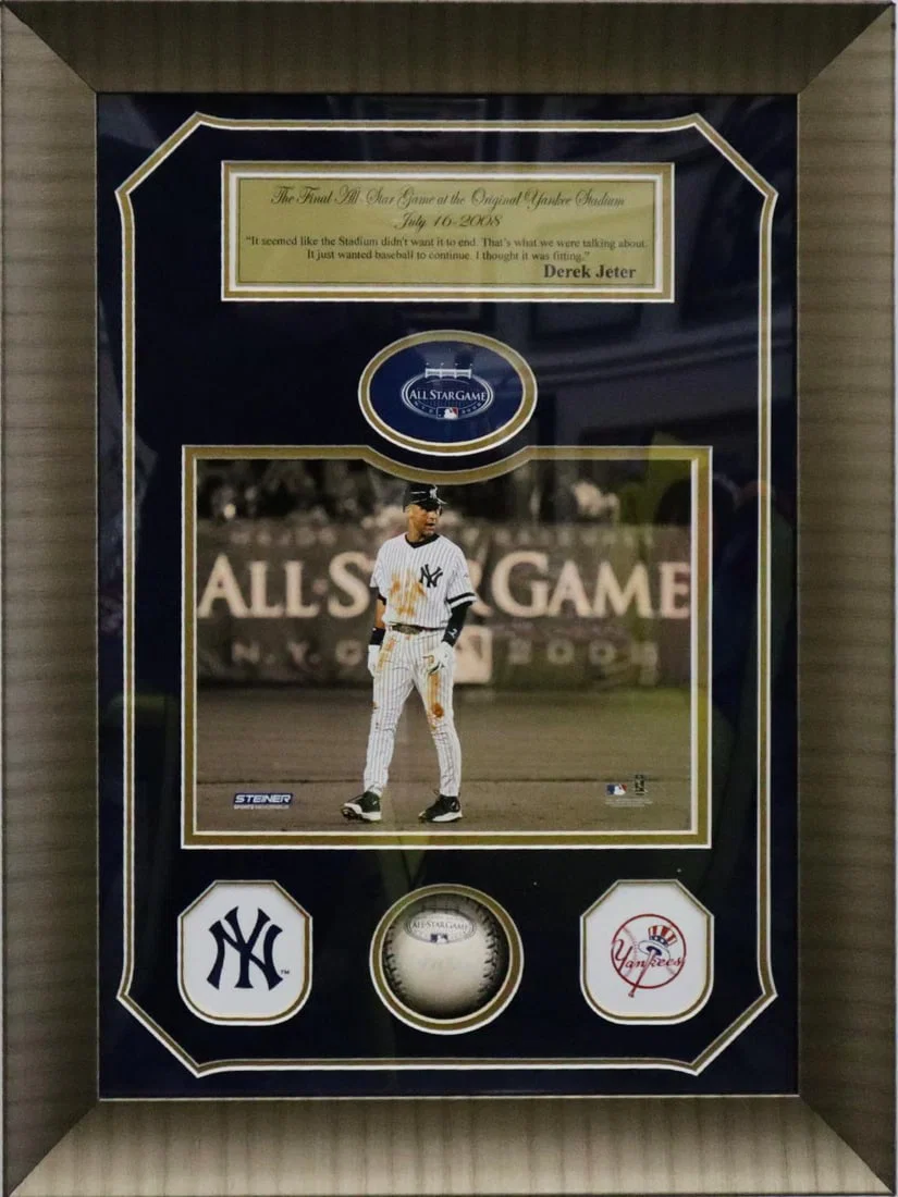 Derek Jeter, Original Hand Signed Game Baseball, 2008 Steiner Certified