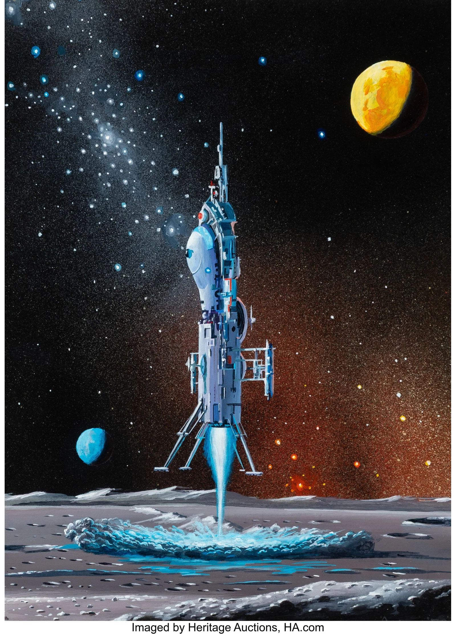 Dexter Dickinson (American, 20th Century) Alien