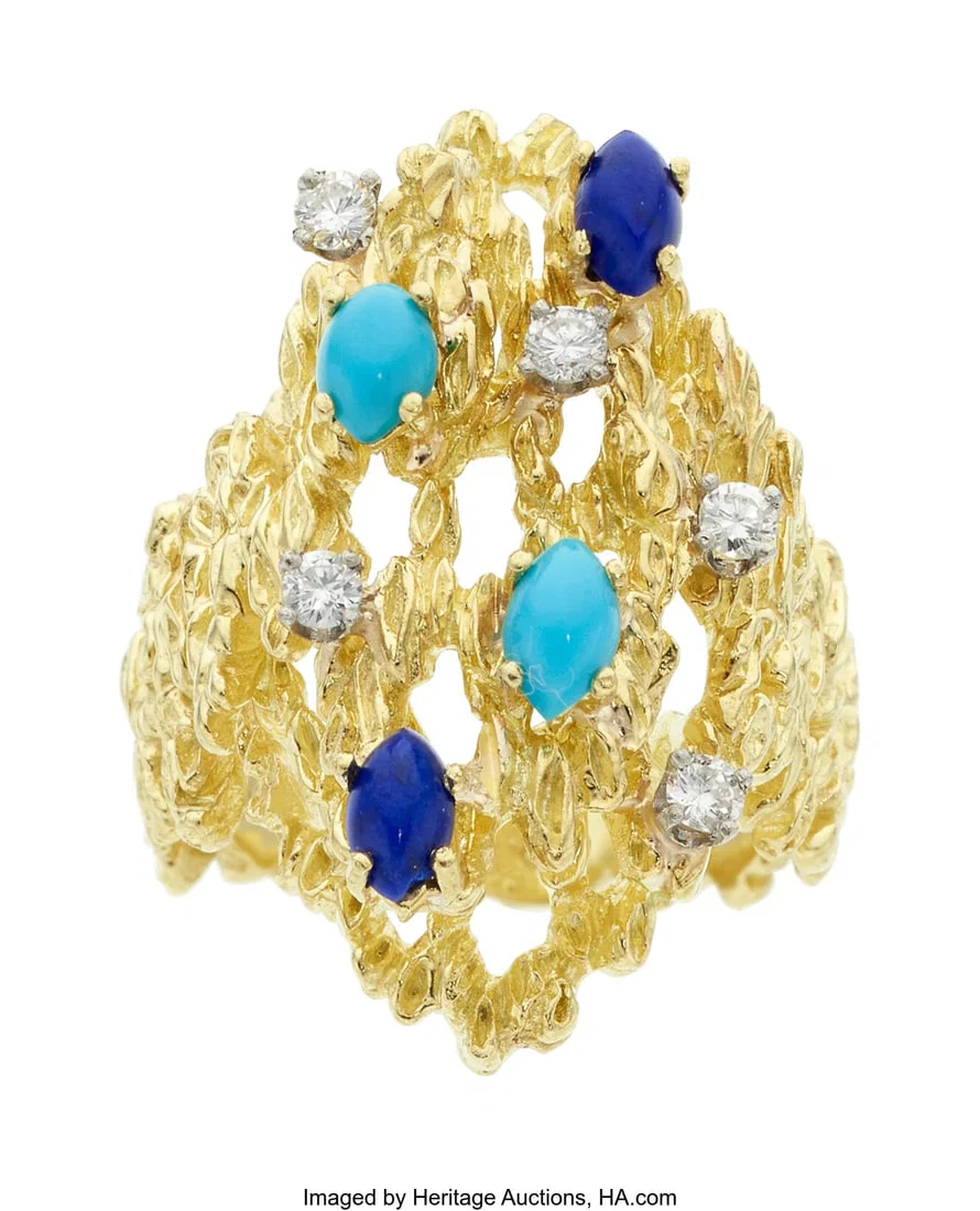 Diamond, Multi-Stone, Gold Ring Stones: Full-cu