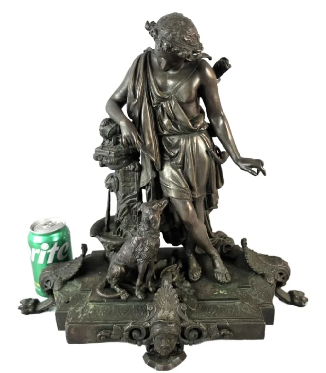 "Diane the Huntress" Bronze Figural Sculpture