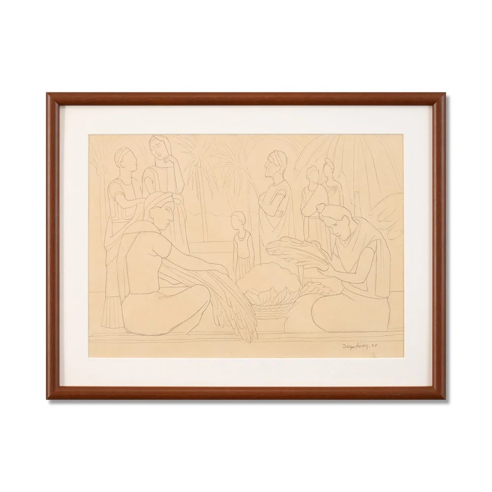 DIEGO RIVERA (1886-1957), ATTRIBUTED TO, PENCIL ON PAPER