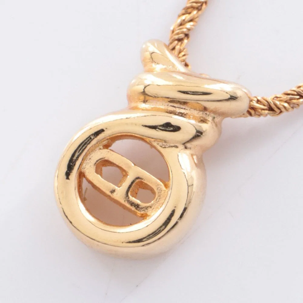 Dior CD Logo Gold Necklace