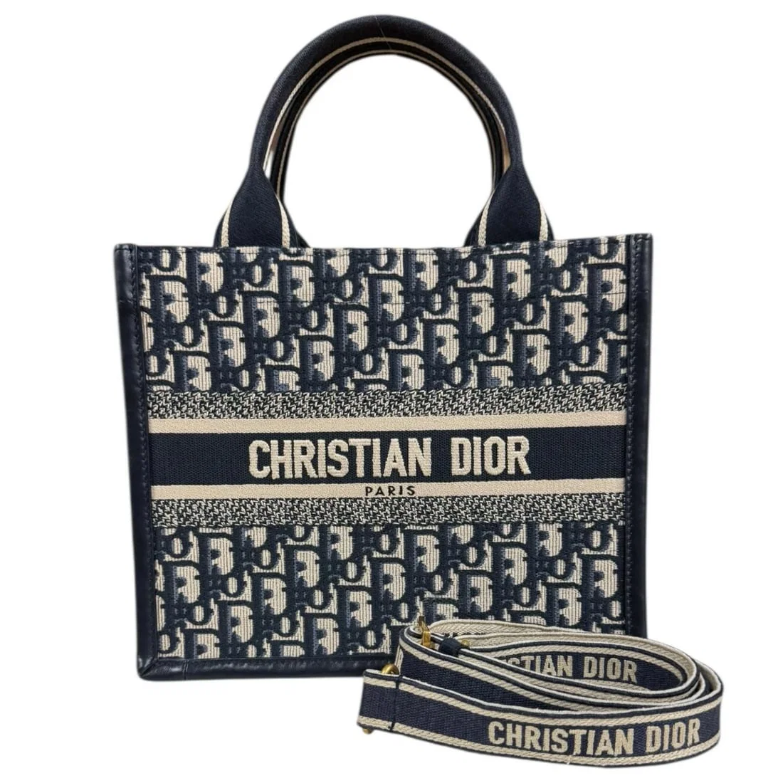 DIOR SHOULDER BAG CROSS BODY COTTON 2WAY