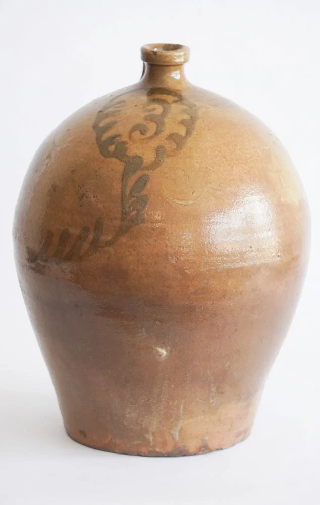Distinctive Slip Decorated Edgefield District SC Stoneware Jug