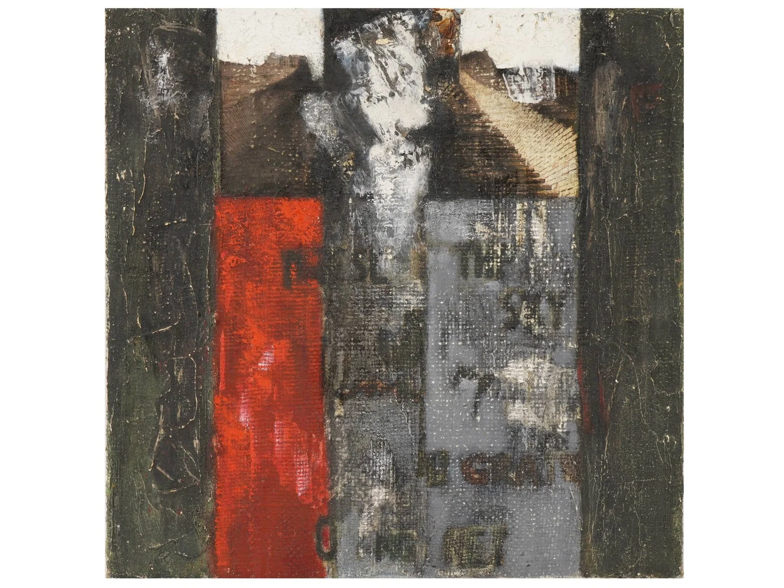 DMITRY YANOVSKY RUSSIAN ABSTRACT MIXED MEDIA PAINTING