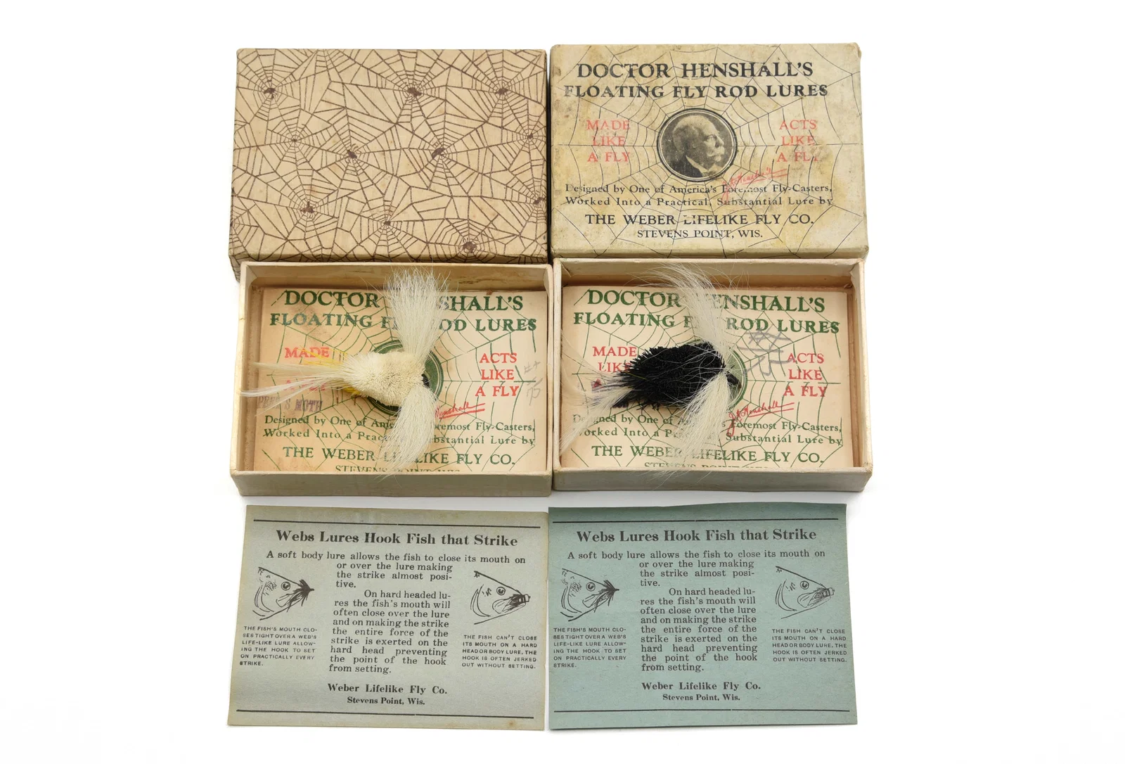 Doctor Henshall's Floating Fly Rod Lures