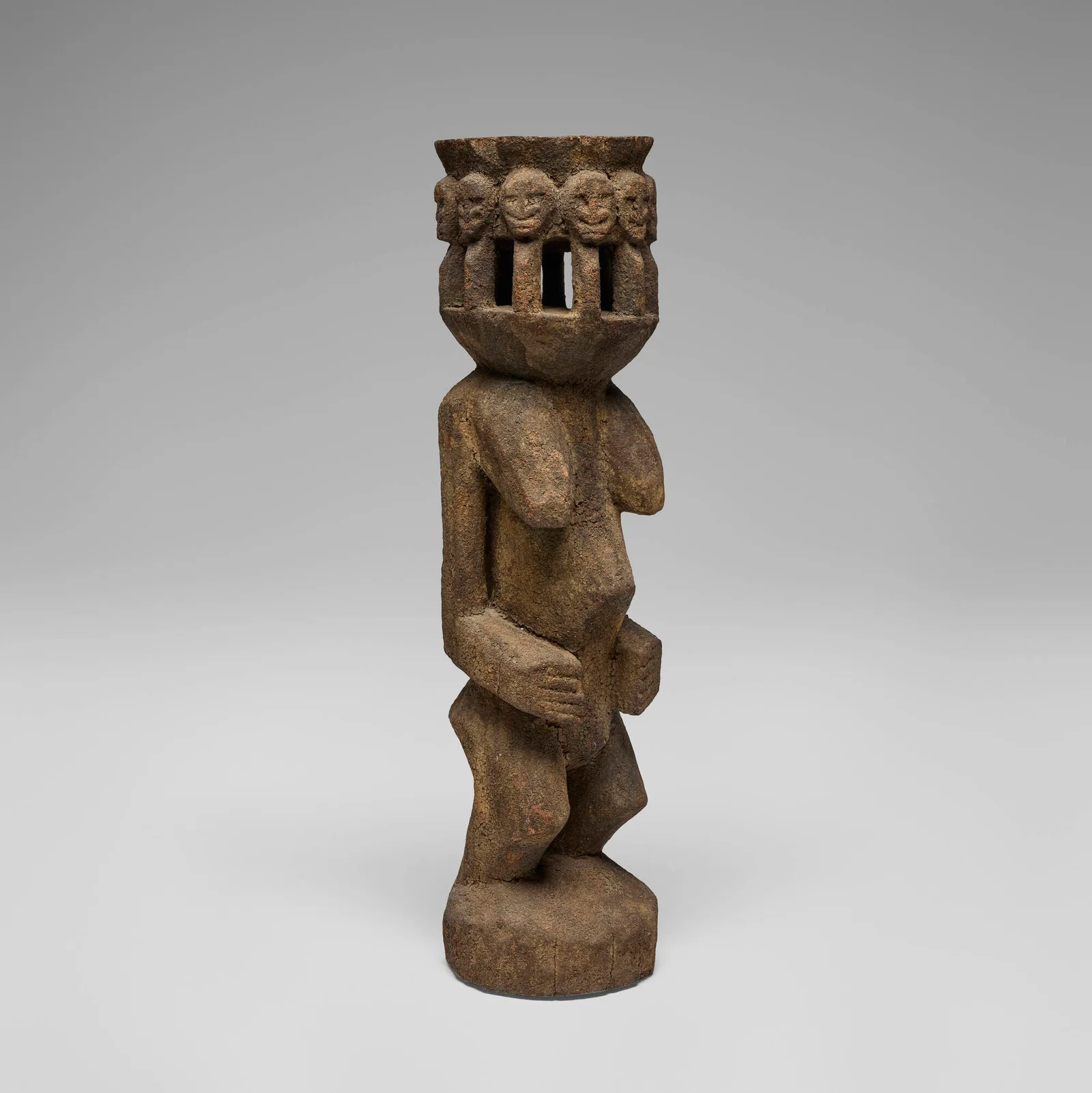 Dogon, Female figure with eleven heads