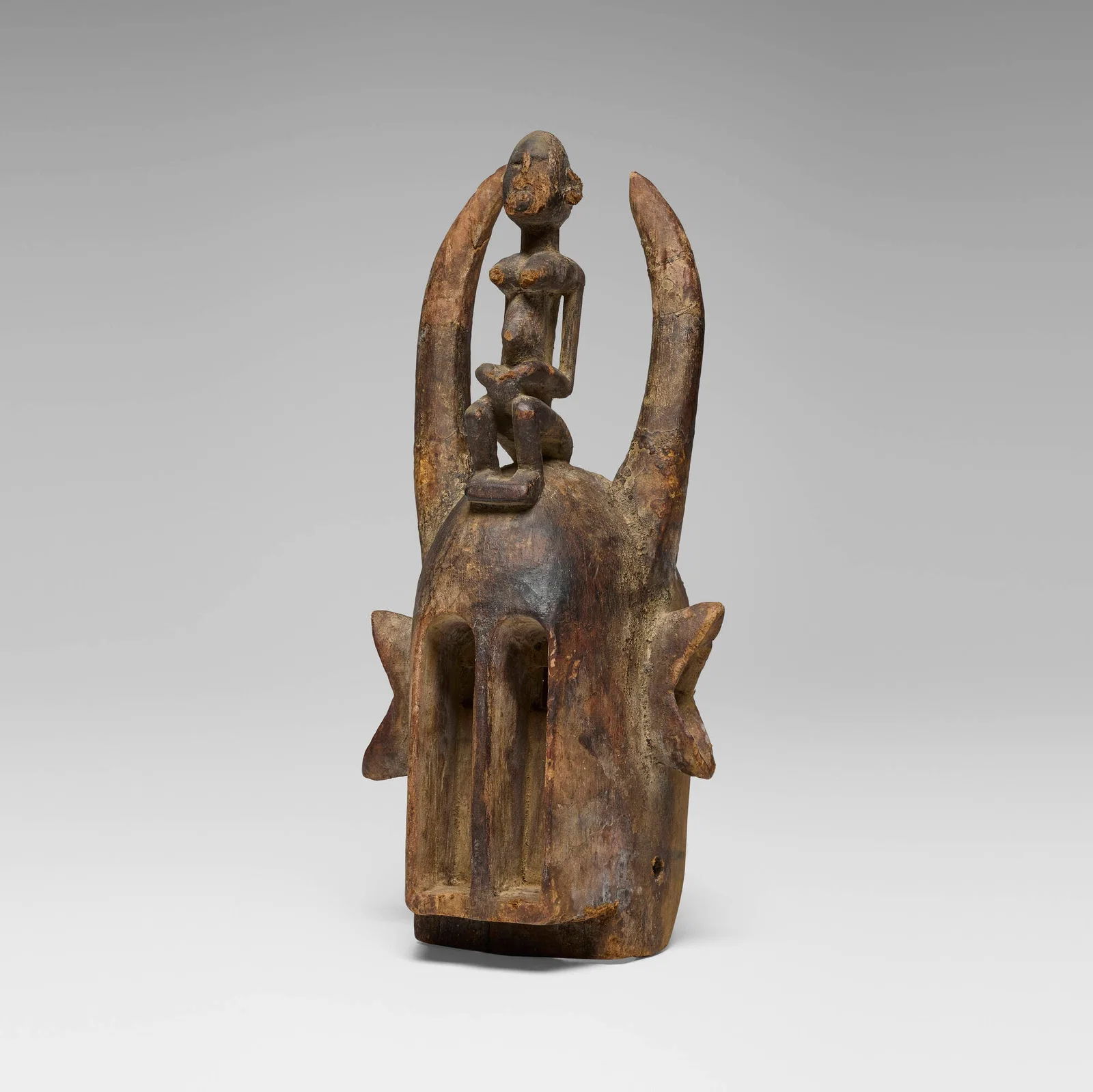 Dogon, Mask with figure
