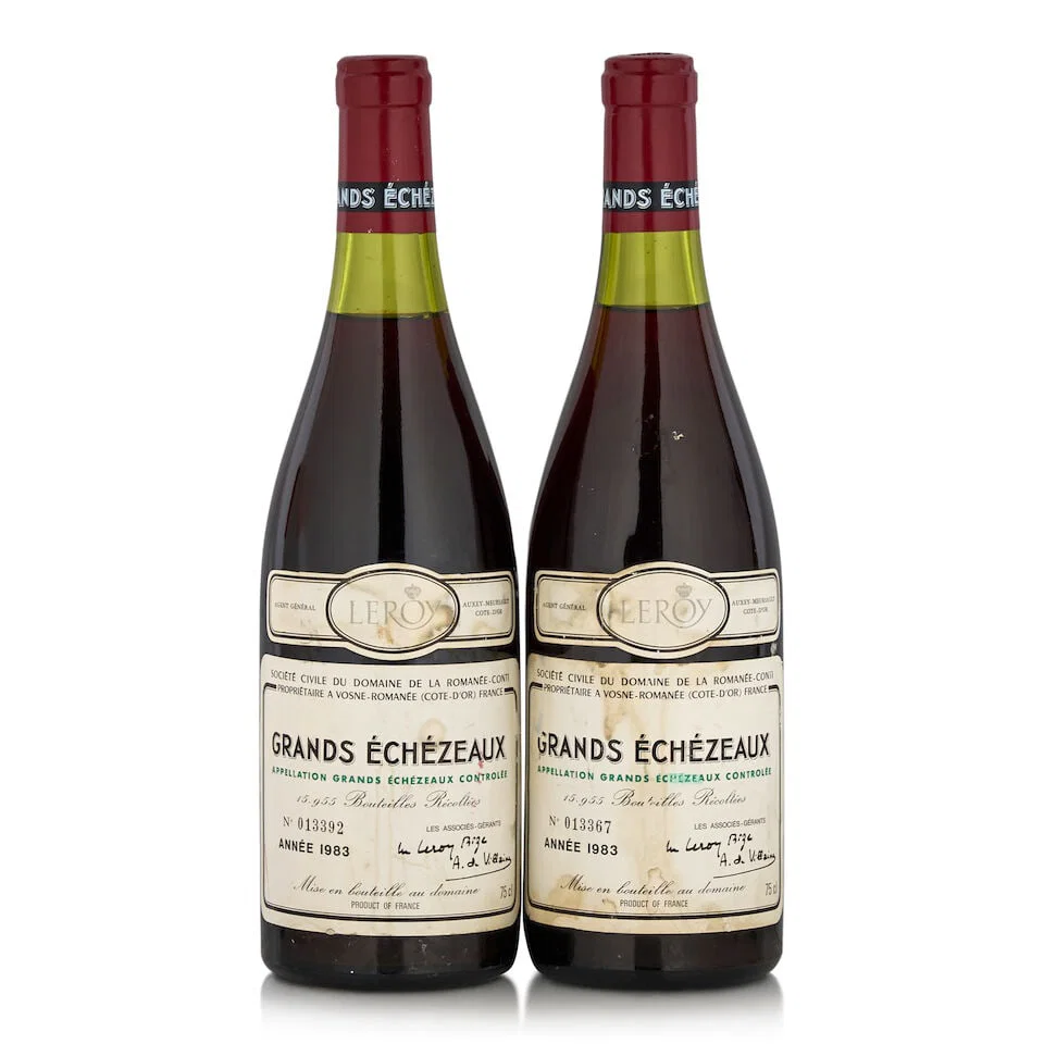 Domaine de la Romanee Conti, Grands Echezeaux, 1983 (2 bottles, 750ml)