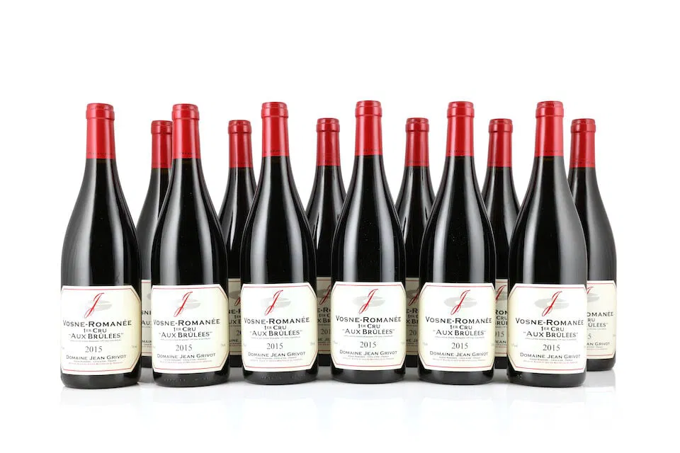 Domaine Jean Grivot, Vosne Romanée 1er Cru Aux Brûlées, 2015 (12 x 750ml)