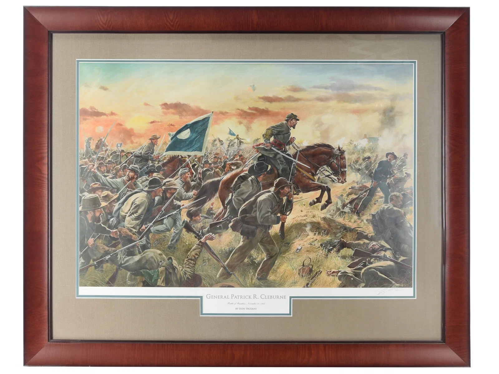 Don Troiani “General Patrick R. Cleburne" Battle Of Franklin Signed Limited Edition Print