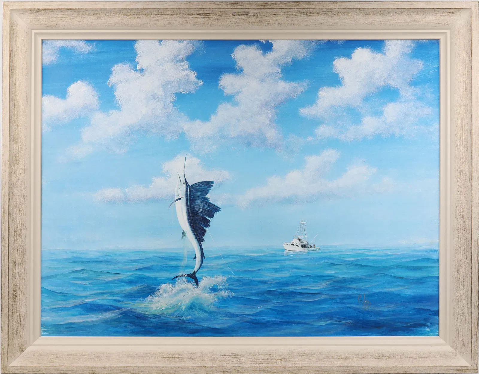 DONALD GIBBS FLORIDA ARTIST MARLIN MEMORIES