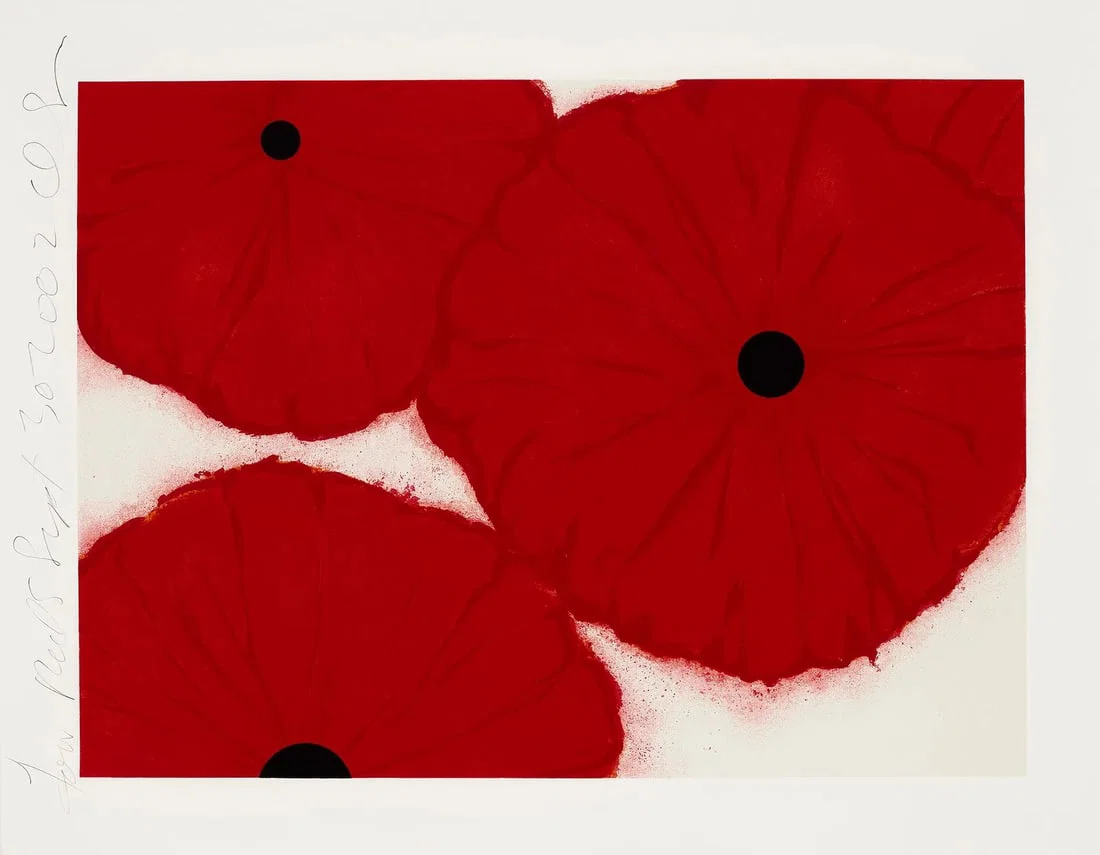 Donald Sultan: Four Reds