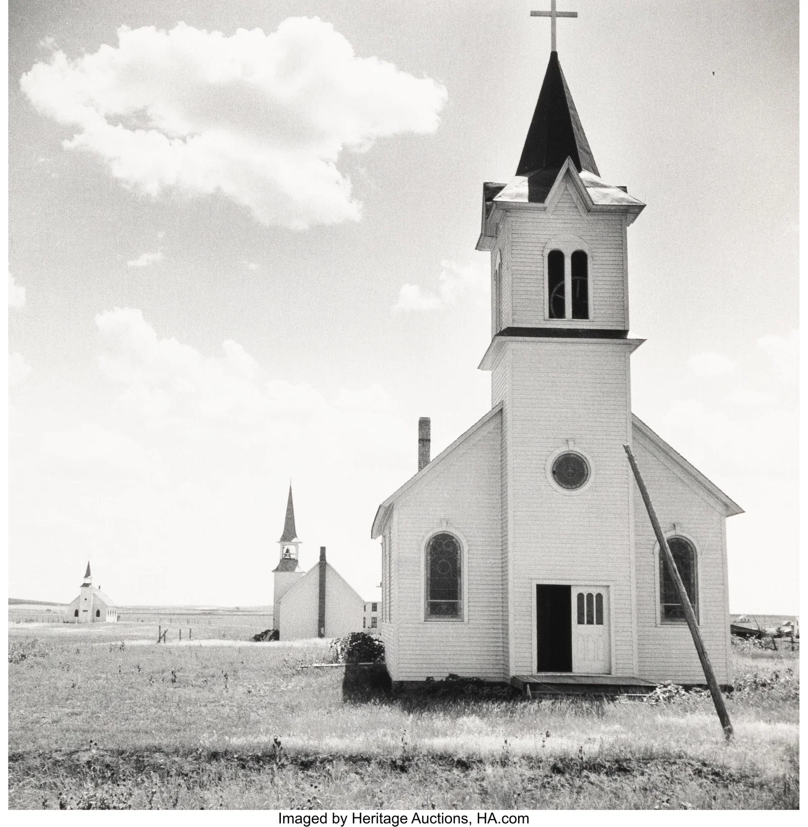 Dorothea Lange (American, 1895-1965) Church on t