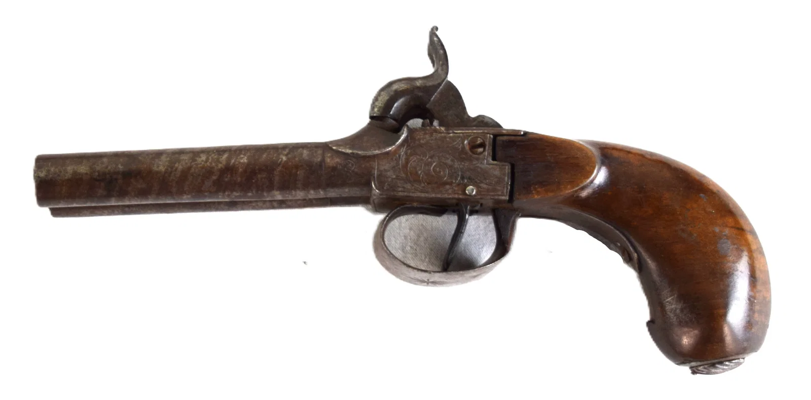 Double Barrel Percussion Pistol