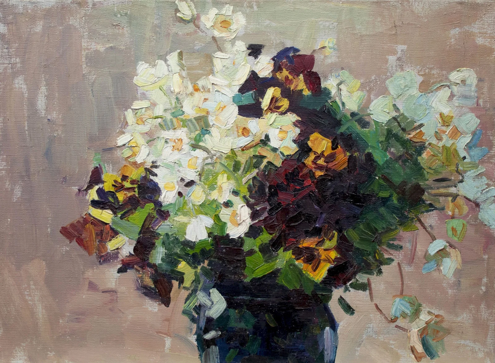 Dovgalevska Vira (Ukrainian artist), "Brothers", oil on canvas