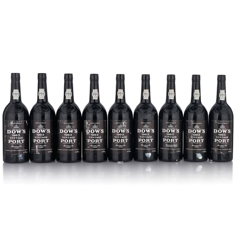 Dow's Vintage Port, 1983 (9 bottles, 750ml)