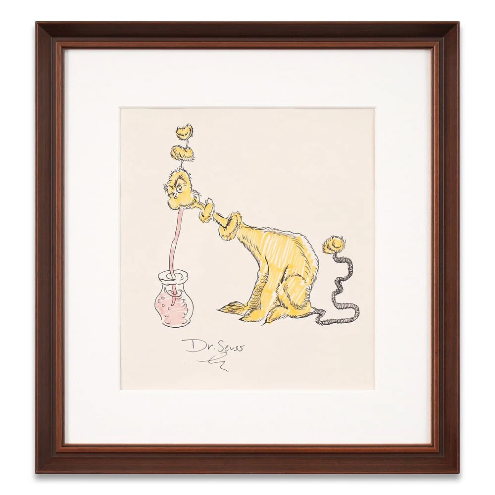 DR. SEUSS SIGNED DRAWING