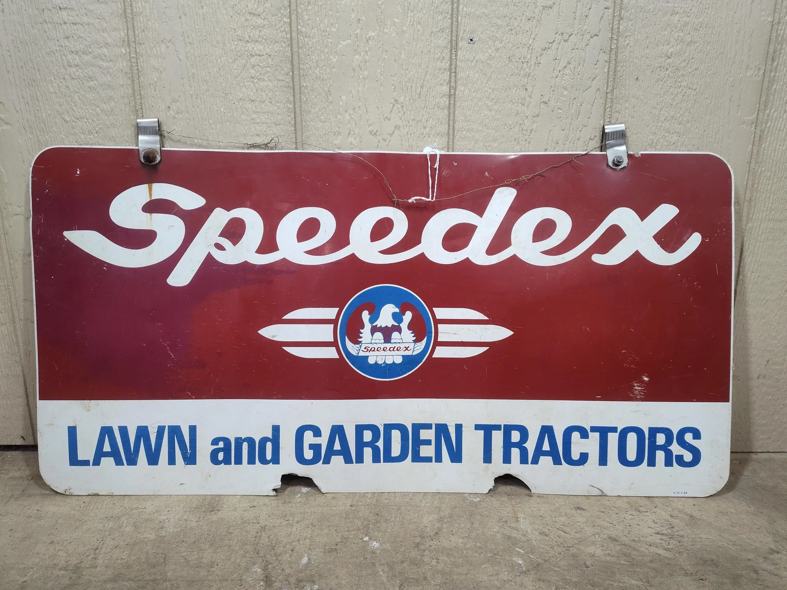 DSS Speedex Lawn and Garden Tractors Hanging Dealer Sign