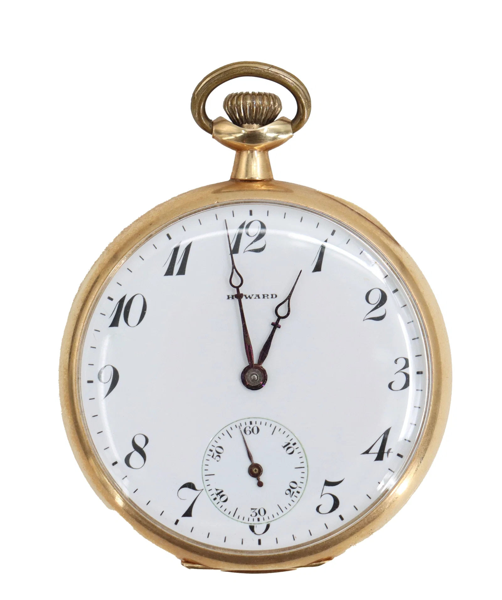 E. Howard & Co. 14k Gold Open Face Pocket Watch