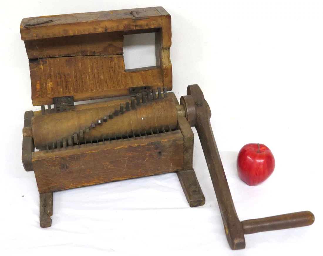 Early 19th C. American Tabletop Cotton Gin / Seed Separator