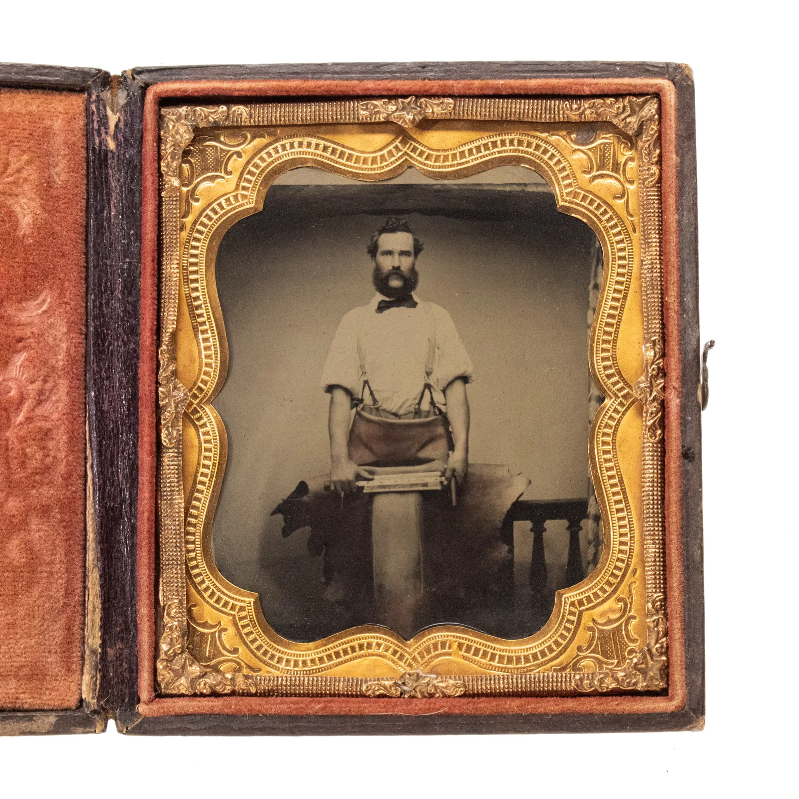 [EARLY PHOTOGRAPHY] Portrait of a Leather Maker