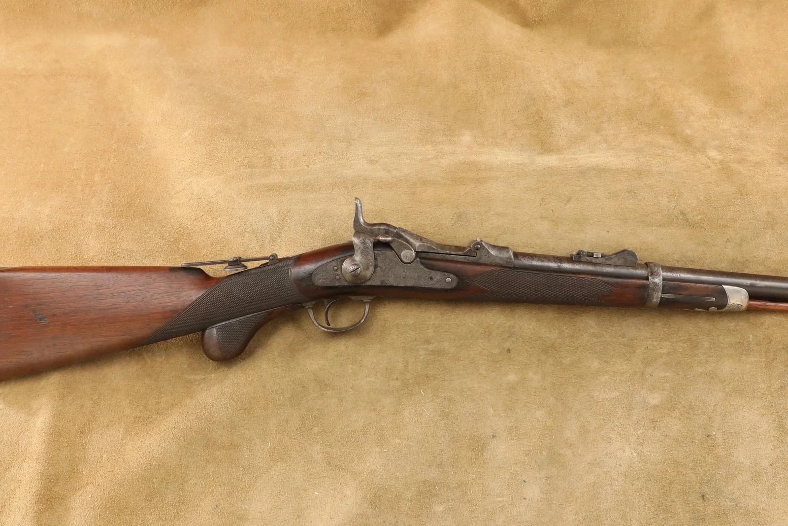 Early Type 2 Springfield Armory Officer's Model 1875 Trapdoor .45-70 Gov't Rifle, Antique