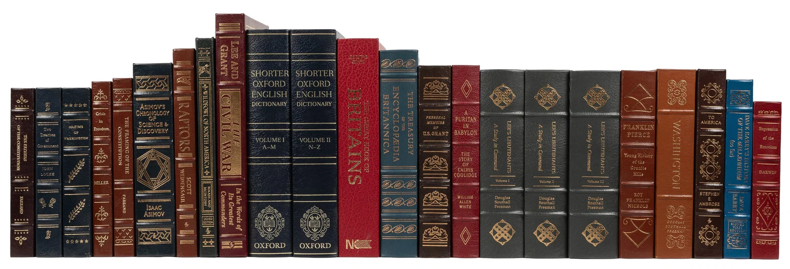 [EASTON PRESS, et al.] Group of 20 Non-Fiction Titles in 23 Volumes. [V.p., ca 20th - 21st