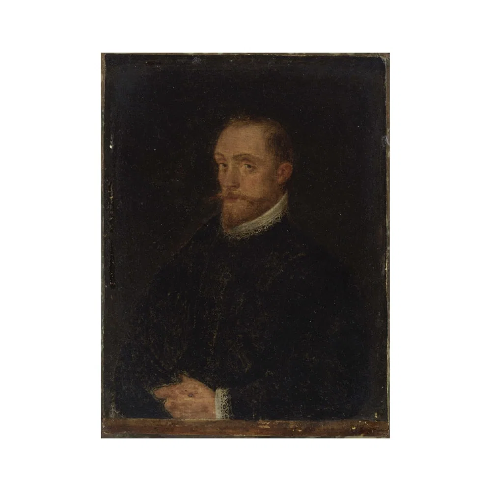 Ecole espagnole, début XVIIe siècle Portrait de gentilhomme sans cadre │ unframed