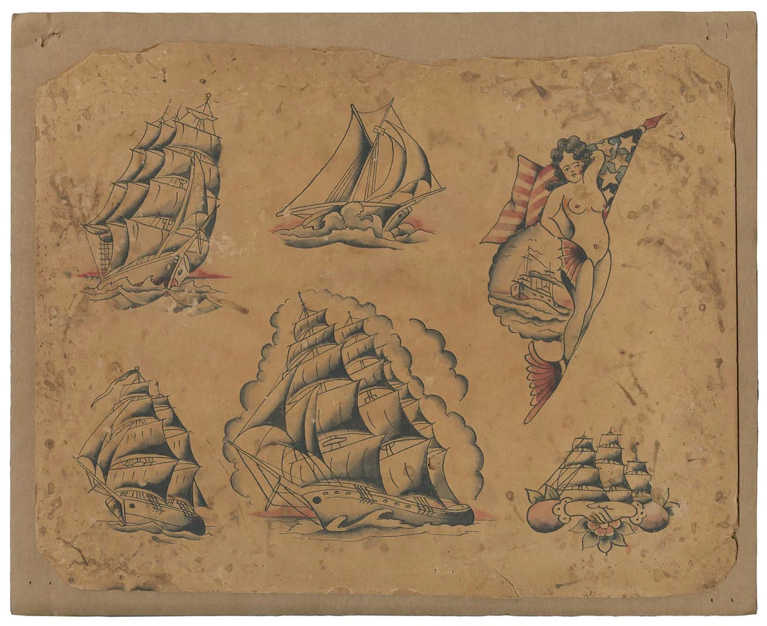 Ed Smith Six Design Naval Flash Sheet. NYC: Bowery, 1930