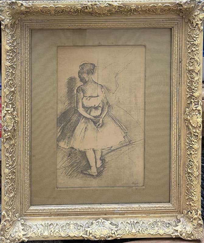 Edgar Degas (French 1834 -1917) lithograph