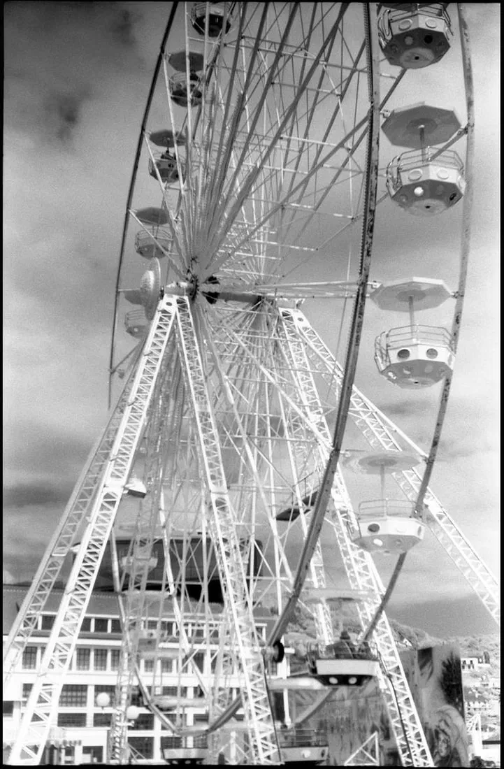 Edition 2/10 - Ferris Wheel, Fecamp, France - Silver Gelatin