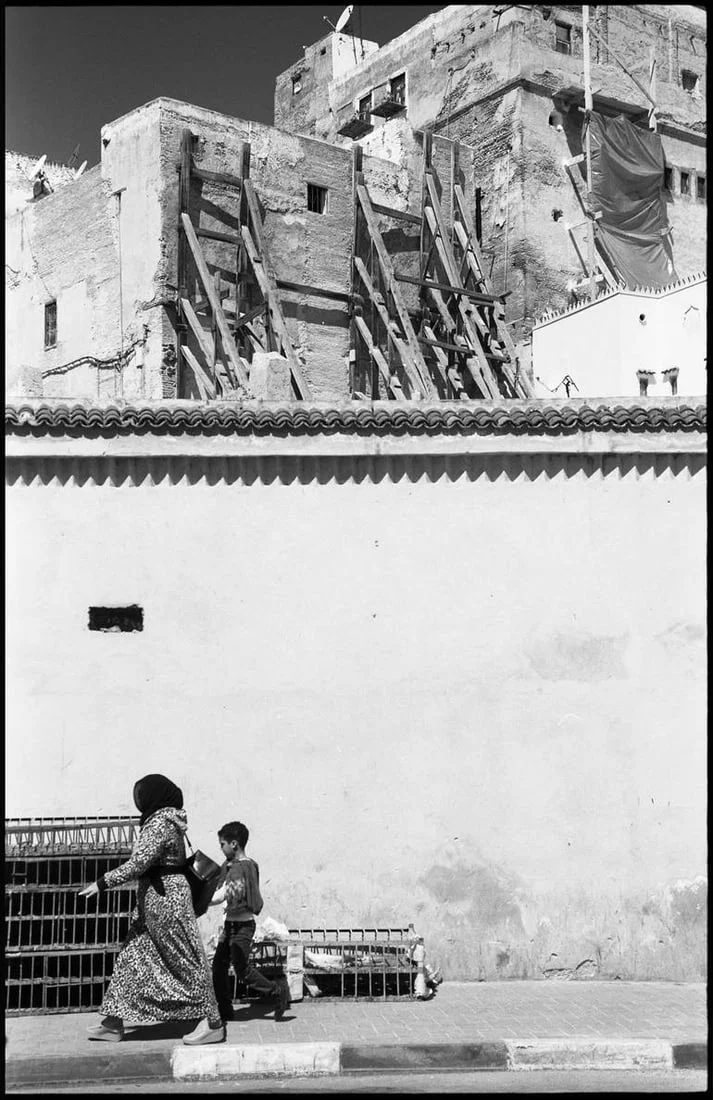 Edition 2/10 - Mother & Son, Fes, Morocco - Silver Gelatin