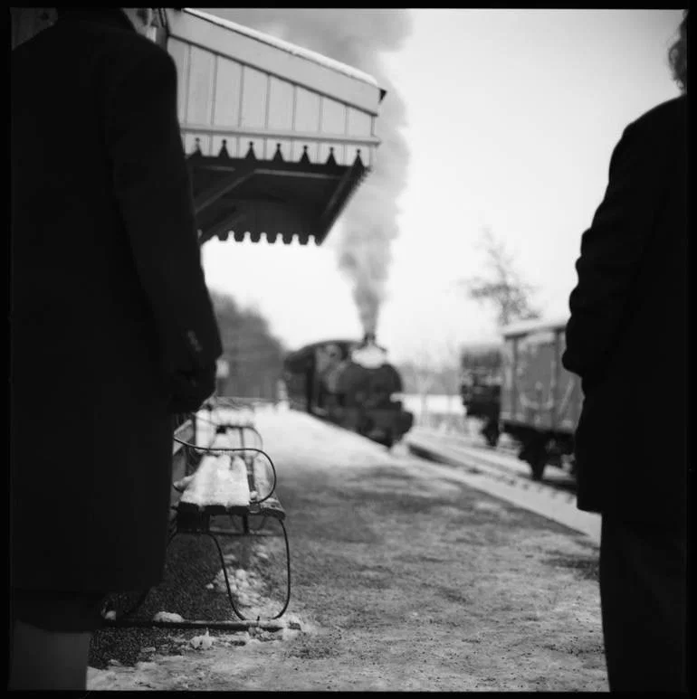 Edition 2/10 - Train, Mid-Suffolk Light Railway - Silver Gelatin