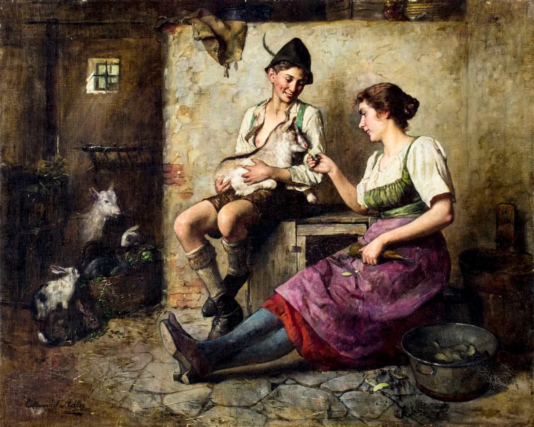 Edmund Adler (Germany,Austria,1876-1965) oil painting