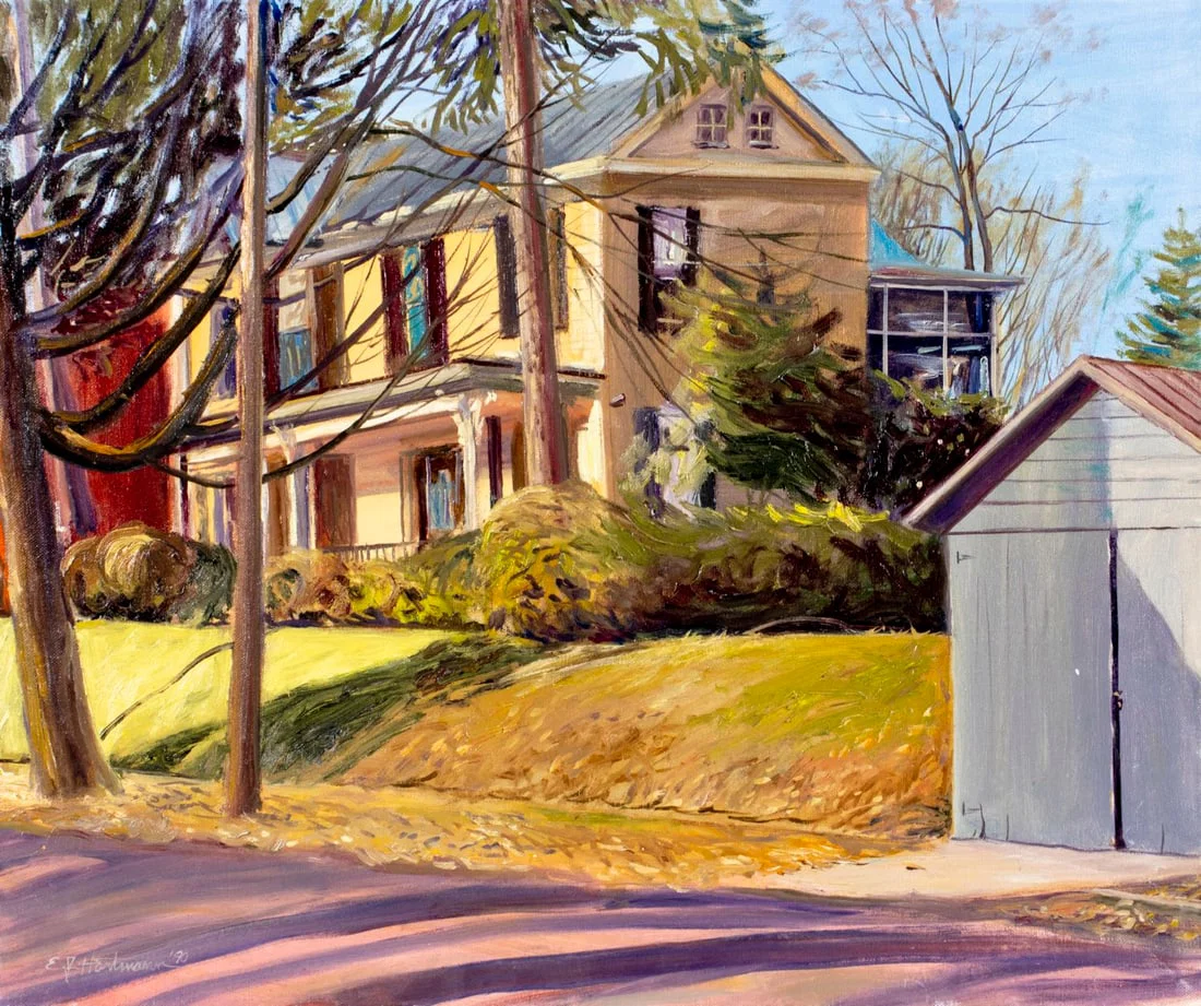 Edward and Joan Hartmann (NJ,1925-?) oil painting