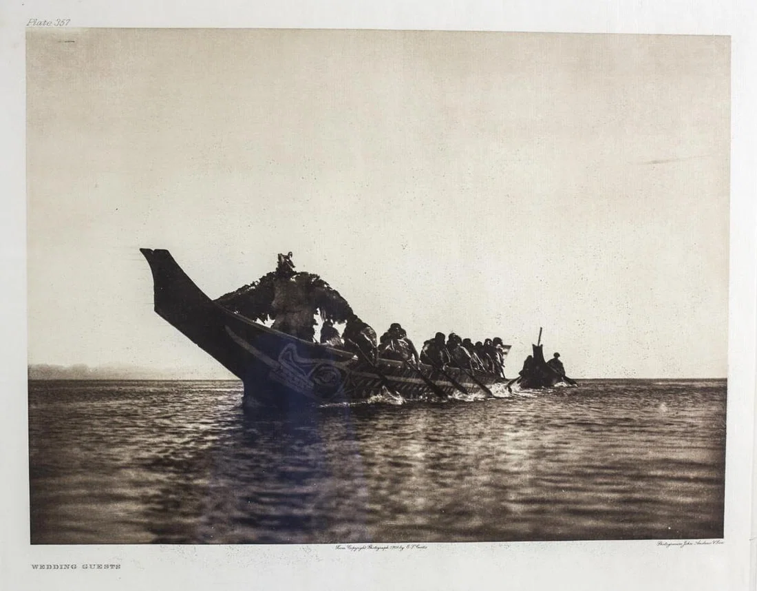 Edward S Curtis American 1868-1952 Photogravure Wedding Guests