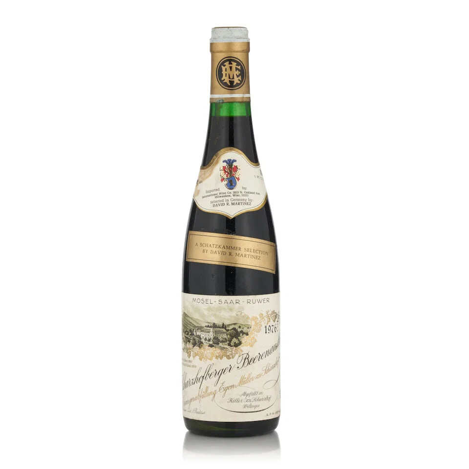 Egon Muller, Scharzhofberger Beerenauslese Gold Capsule, 1976 (1 bottle, 750ml)