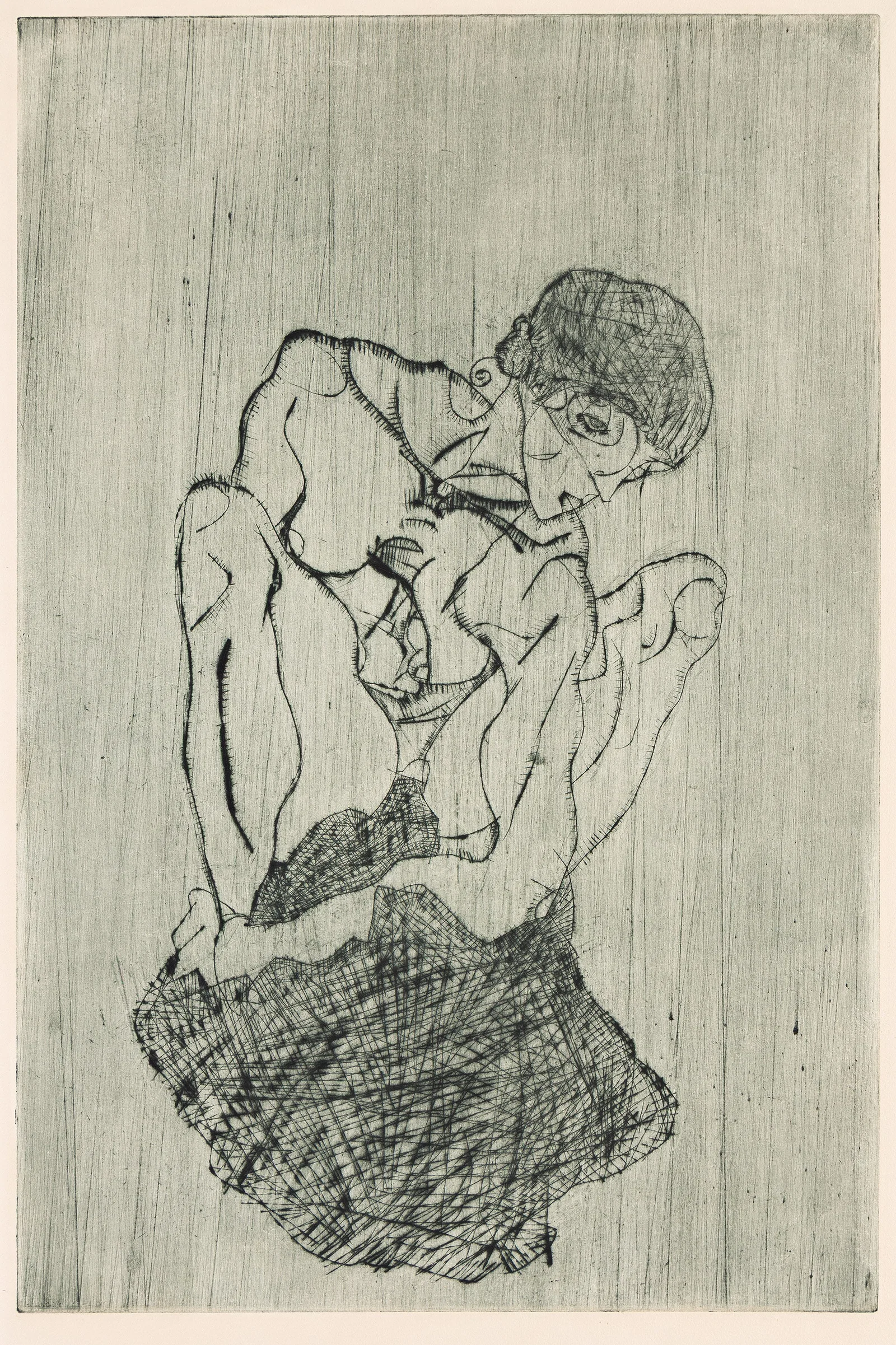 Egon Schiele (1890-1918), Kümmernis, 1914.
