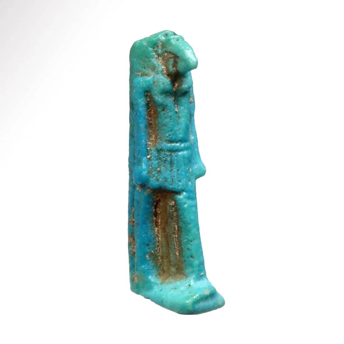 Egyptian Faience Amulet of Thoth, c. 600 B.C.