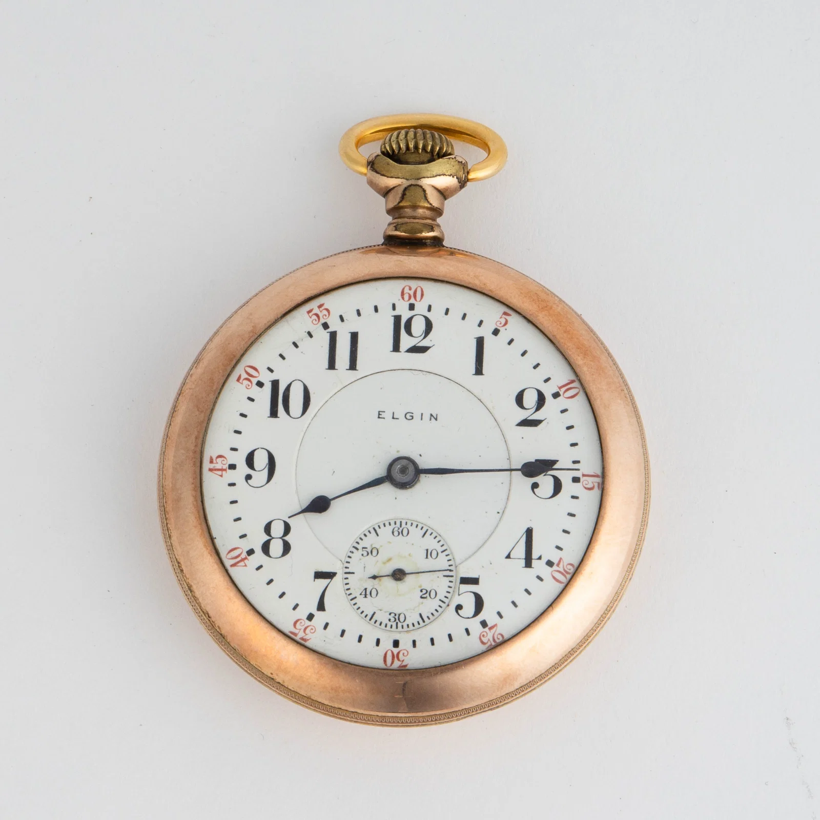 Elgin 21 Jewel Father Time Railroad Pocket Watch.