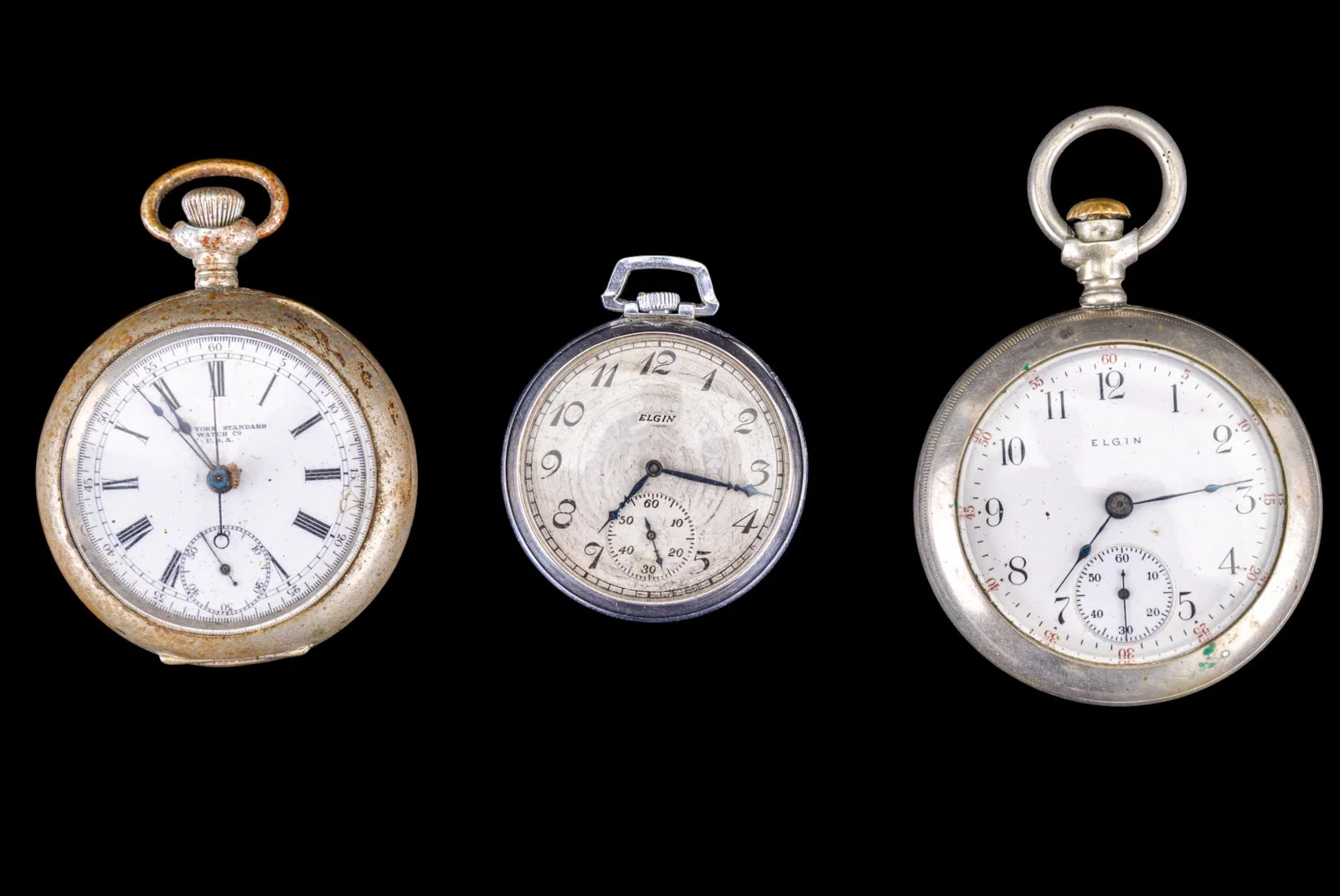 Elgin & New York Standard Pocket Watches