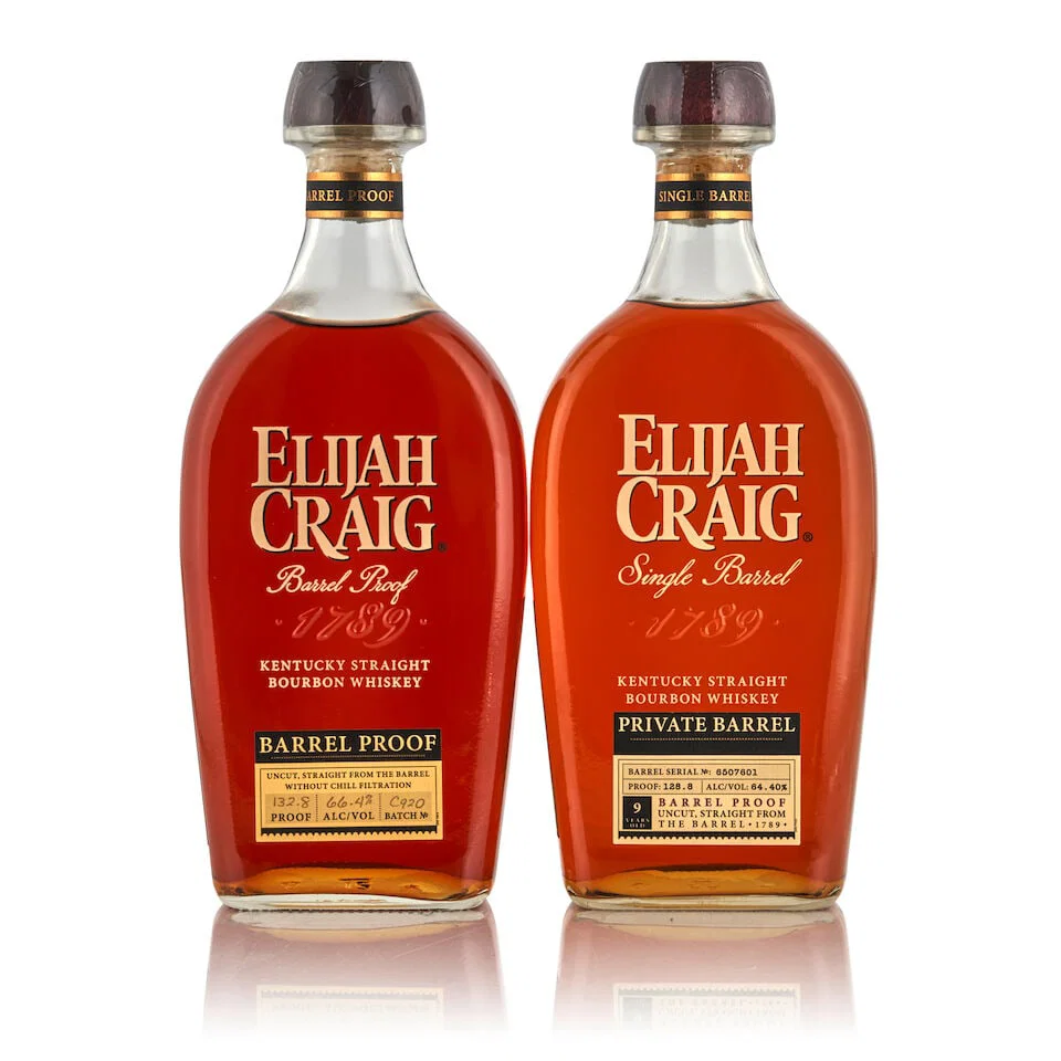 Elijah Craig Barrel Proof Batch C920 (1 bottle, 750ml) Elijah Craig Private Barrel 9 Years Old (...