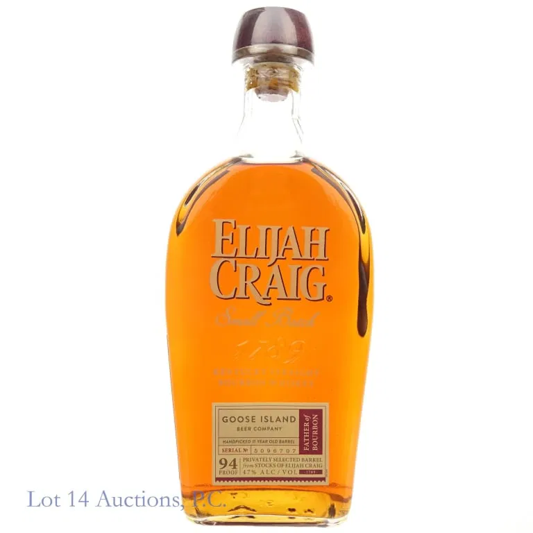 Elijah Craig Small Batch Goose Island 11 Y Bourbon