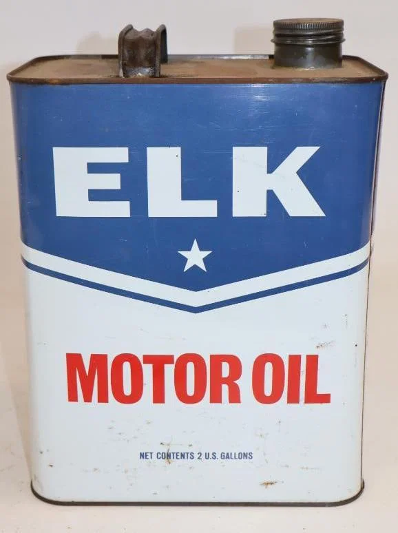 Elk Two Gallon Metal Oil Can